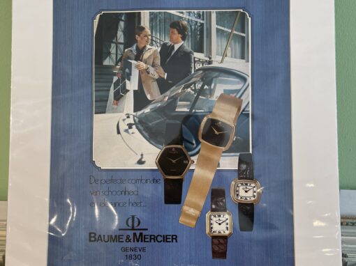 Baume et Mercier Watch ad Baume et Mercier Watch ad